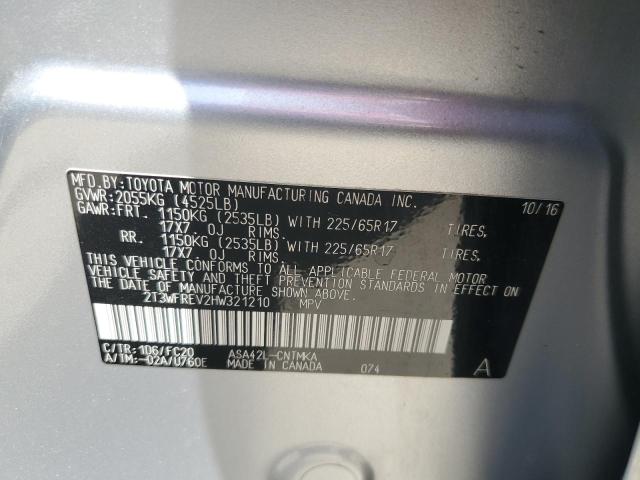 Photo 12 VIN: 2T3WFREV2HW321210 - TOYOTA RAV4 