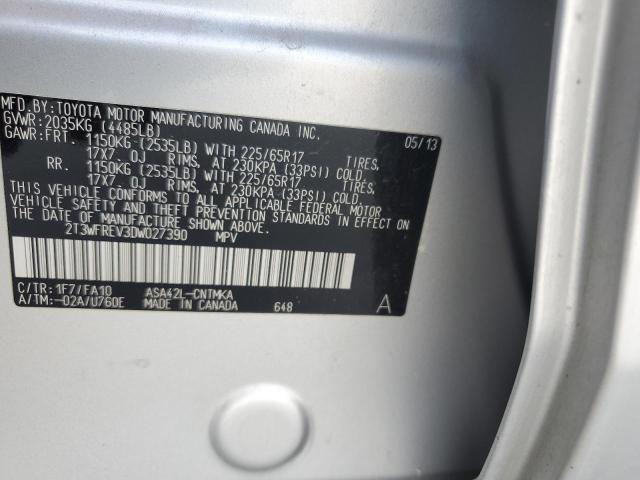 Photo 11 VIN: 2T3WFREV3DW027390 - TOYOTA RAV4 