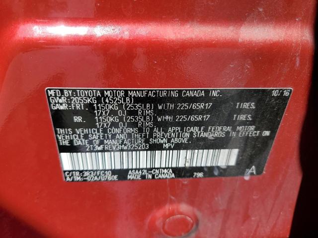 Photo 12 VIN: 2T3WFREV3HW325203 - TOYOTA RAV4 