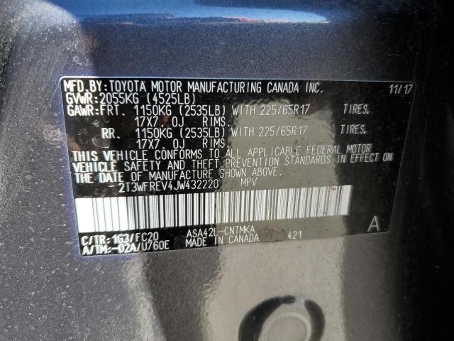 Photo 13 VIN: 2T3WFREV4JW432220 - TOYOTA RAV4 