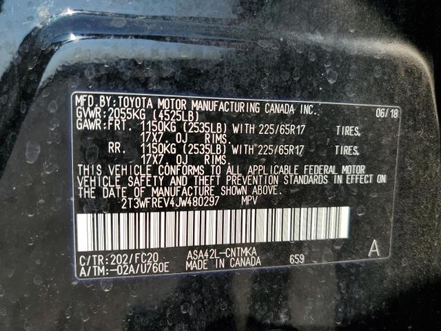 Photo 12 VIN: 2T3WFREV4JW480297 - TOYOTA RAV4 ADVEN 