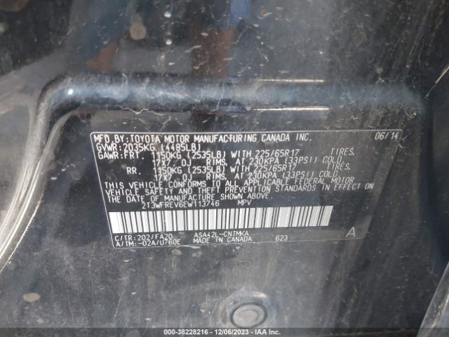 Photo 8 VIN: 2T3WFREV6EW113746 - TOYOTA RAV4 