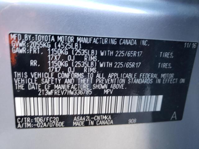 Photo 12 VIN: 2T3WFREV7HW336785 - TOYOTA RAV4 