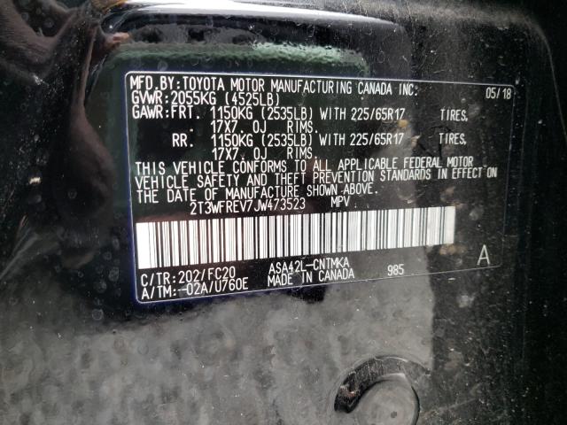 Photo 9 VIN: 2T3WFREV7JW473523 - TOYOTA RAV4 ADVEN 