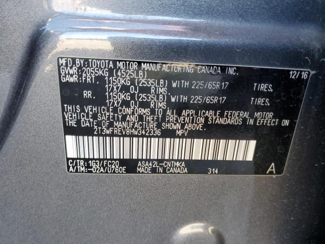 Photo 12 VIN: 2T3WFREV8HW342336 - TOYOTA RAV4 XLE 