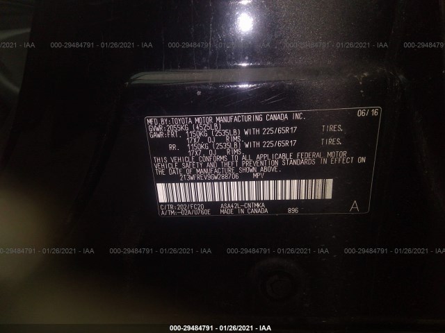 Photo 8 VIN: 2T3WFREV9GW288706 - TOYOTA RAV4 