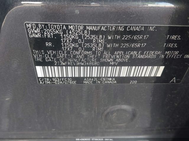 Photo 8 VIN: 2T3WFREV9HW348680 - TOYOTA RAV4 