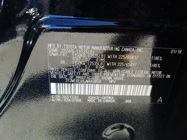 Photo 9 VIN: 2T3WFREV9JW443858 - TOYOTA RAV4 ADVEN 