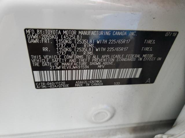 Photo 13 VIN: 2T3WFREVXJW491594 - TOYOTA RAV4 ADVEN 