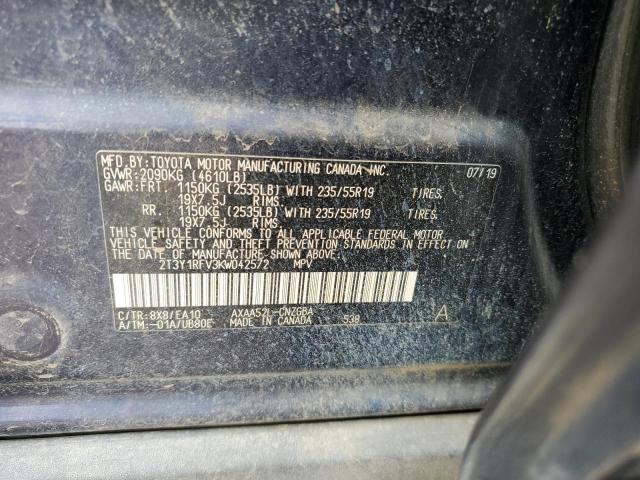 Photo 12 VIN: 2T3Y1RFV3KW042572 - TOYOTA RAV4 LIMIT 