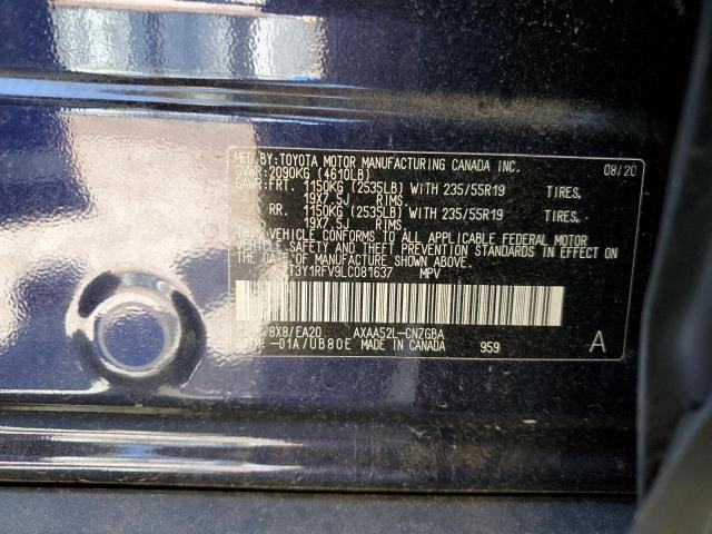 Photo 9 VIN: 2T3Y1RFV9LC081637 - TOYOTA RAV4 LIMIT 