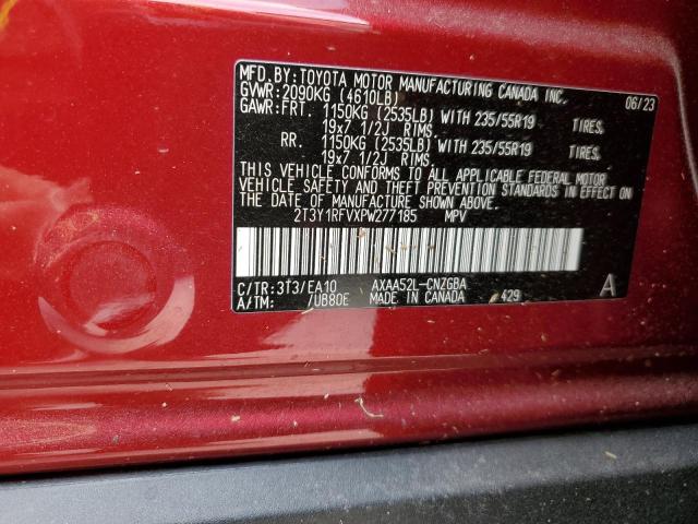 Photo 13 VIN: 2T3Y1RFVXPW277185 - TOYOTA RAV4 LIMIT 