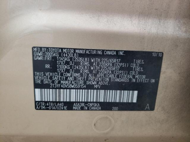 Photo 12 VIN: 2T3YF4DV5BW059154 - TOYOTA RAV4 LIMIT 