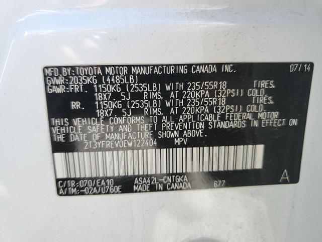 Photo 11 VIN: 2T3YFREV0EW122404 - TOYOTA RAV4 LIMIT 