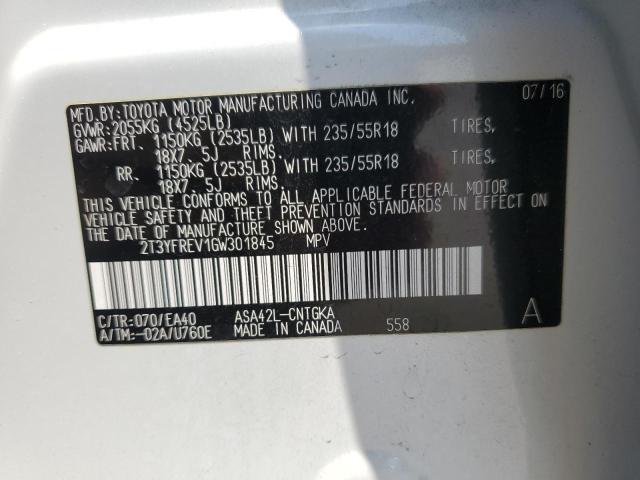 Photo 13 VIN: 2T3YFREV1GW301845 - TOYOTA RAV4 LIMIT 