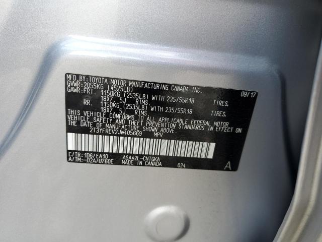 Photo 13 VIN: 2T3YFREV2JW405669 - TOYOTA RAV4 