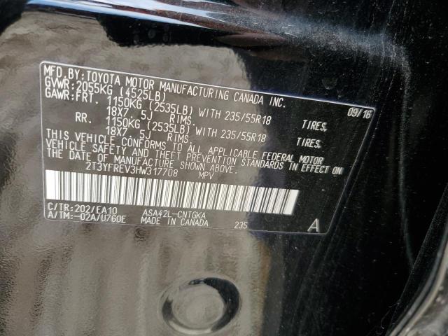 Photo 11 VIN: 2T3YFREV3HW317708 - TOYOTA RAV4 LIMIT 