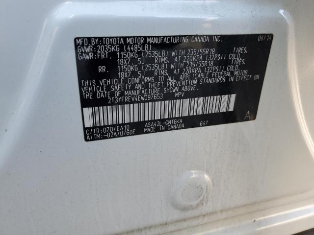 Photo 12 VIN: 2T3YFREV4EW097653 - TOYOTA RAV4 LIMIT 