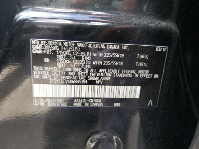 Photo 9 VIN: 2T3YFREV4HW365394 - TOYOTA RAV4 LIMIT 