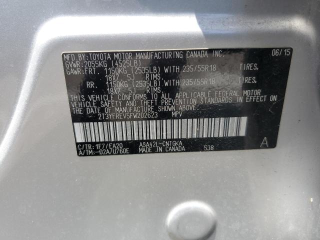 Photo 12 VIN: 2T3YFREV5FW202623 - TOYOTA RAV4 LIMIT 