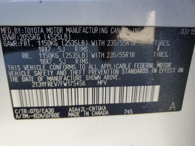 Photo 12 VIN: 2T3YFREV7FW175456 - TOYOTA RAV4 LIMIT 