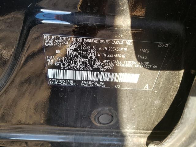 Photo 9 VIN: 2T3YFREV7FW210514 - TOYOTA RAV4 LIMIT 