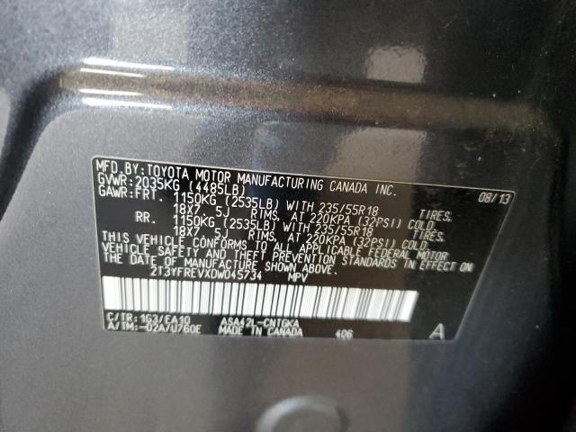 Photo 12 VIN: 2T3YFREVXDW045734 - TOYOTA RAV4 