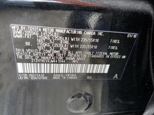 Photo 12 VIN: 2T3YFREVXJW441044 - TOYOTA RAV4 LIMIT 