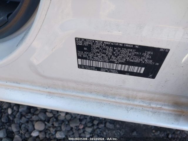 Photo 8 VIN: 2T3YK4DV9AW007567 - TOYOTA RAV4 