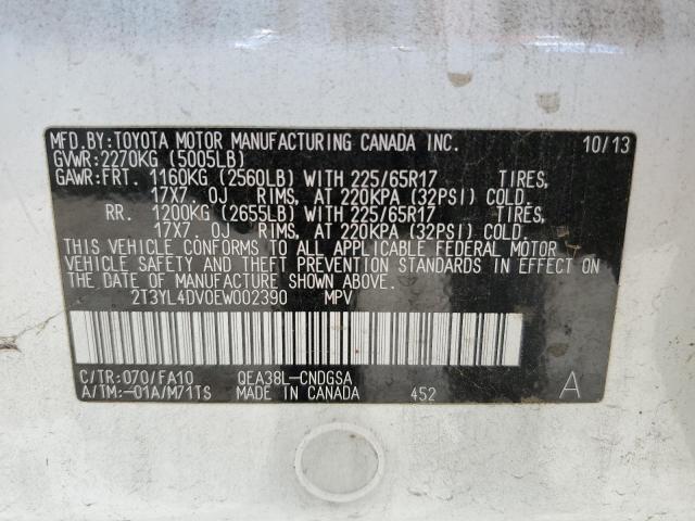 Photo 12 VIN: 2T3YL4DV0EW002390 - TOYOTA RAV4 EV 