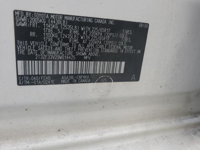 Photo 12 VIN: 2T3ZF33V29W014425 - TOYOTA RAV4 