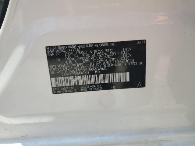 Photo 12 VIN: 2T3ZF4DV2BW085201 - TOYOTA RAV4 