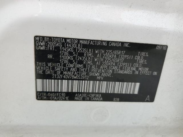 Photo 12 VIN: 2T3ZF4DV7BW053912 - TOYOTA RAV4 