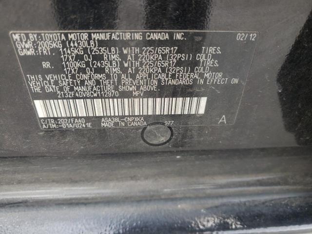 Photo 12 VIN: 2T3ZF4DV8CW112970 - TOYOTA RAV4 