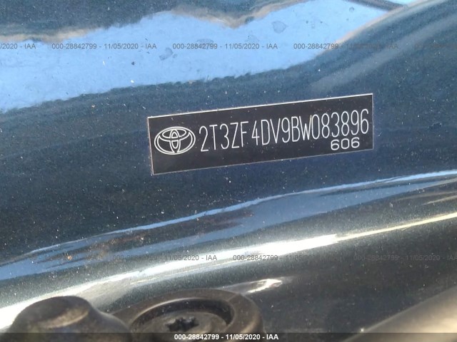 Photo 8 VIN: 2T3ZF4DV9BW083896 - TOYOTA RAV4 