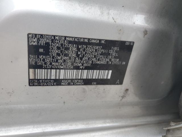 Photo 12 VIN: 2T3ZF4DVXBW053256 - TOYOTA RAV4 