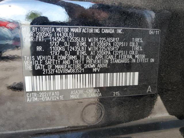 Photo 12 VIN: 2T3ZF4DVXBW083521 - TOYOTA RAV4 