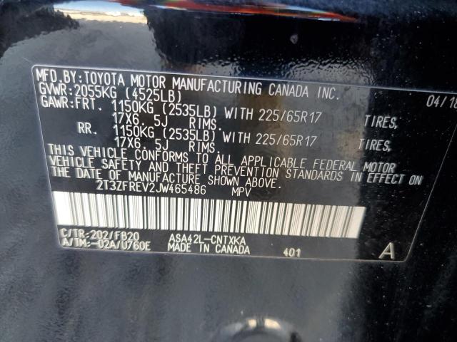 Photo 12 VIN: 2T3ZFREV2JW465486 - TOYOTA RAV4 