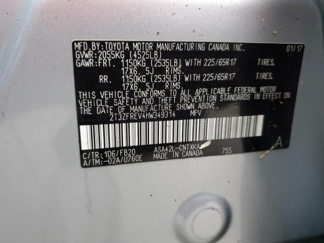 Photo 13 VIN: 2T3ZFREV4HW349314 - TOYOTA RAV4 LE 