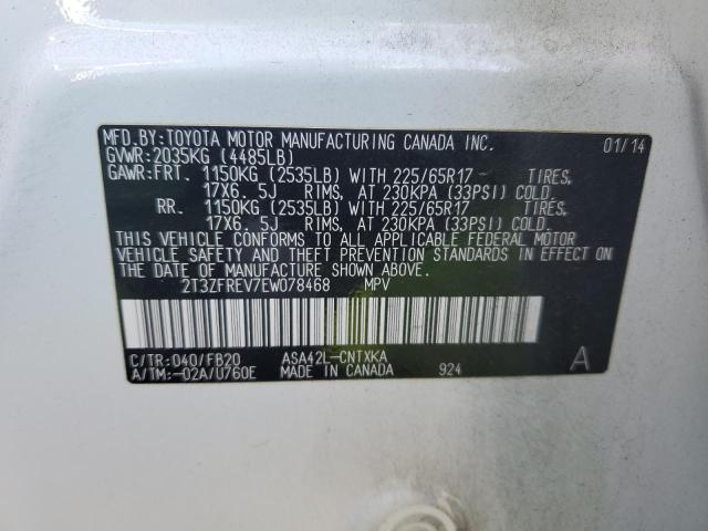 Photo 12 VIN: 2T3ZFREV7EW078468 - TOYOTA RAV4 