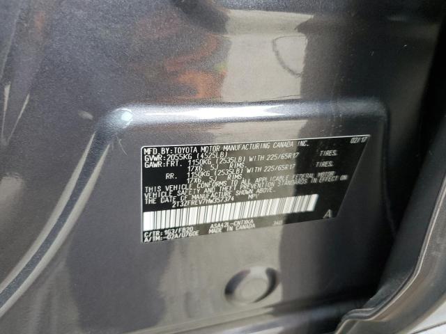 Photo 12 VIN: 2T3ZFREV7HW357374 - TOYOTA RAV4 LE 