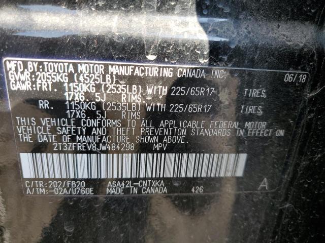 Photo 11 VIN: 2T3ZFREV8JW484298 - TOYOTA RAV4 