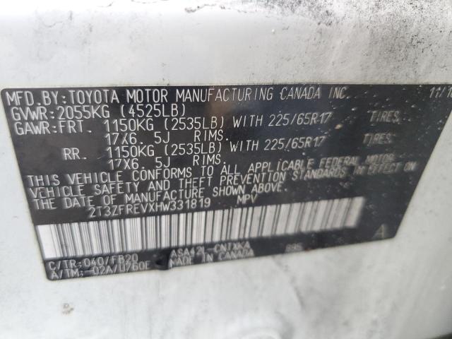 Photo 11 VIN: 2T3ZFREVXHW331819 - TOYOTA RAV4 LE 