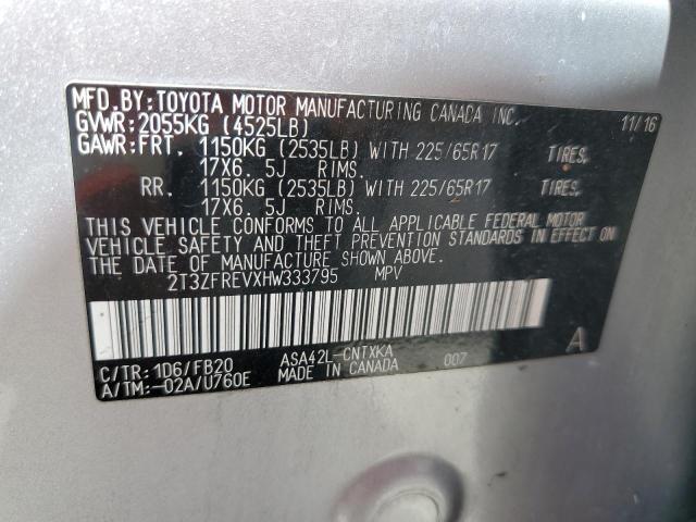 Photo 13 VIN: 2T3ZFREVXHW333795 - TOYOTA RAV4 LE 