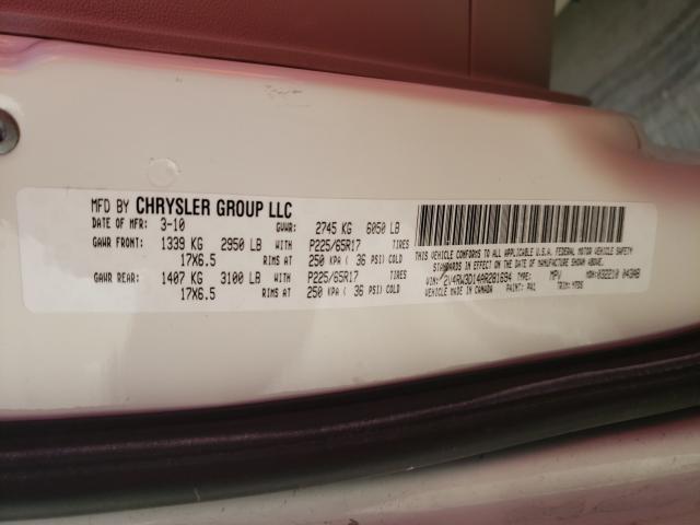 Photo 9 VIN: 2V4RW3D14AR281694 - VOLKSWAGEN ROUTAN SE 