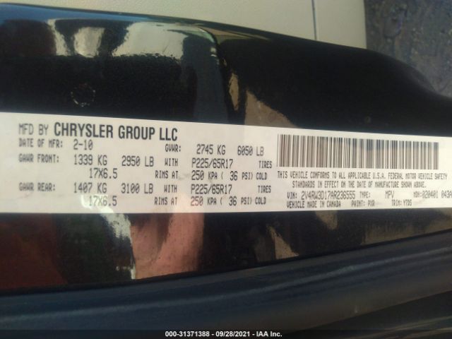 Photo 8 VIN: 2V4RW3D17AR236555 - VOLKSWAGEN ROUTAN 