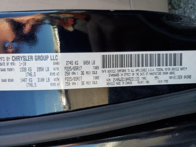 Photo 12 VIN: 2V4RW3D18AR231123 - VOLKSWAGEN ROUTAN 