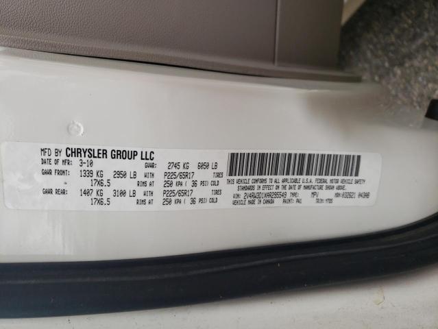 Photo 9 VIN: 2V4RW3D1XAR295549 - VOLKSWAGEN ROUTAN SE 