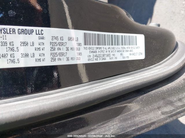 Photo 8 VIN: 2V4RW3DG1BR718055 - VOLKSWAGEN ROUTAN 