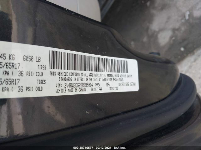 Photo 8 VIN: 2V4RW3DG2BR695014 - VOLKSWAGEN ROUTAN 